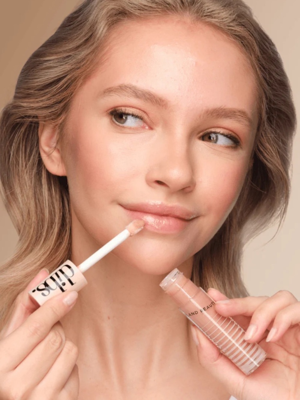 Dibs Kiss Me Quick Glossy Balm - Neutral Nude - Picture 4 of 7